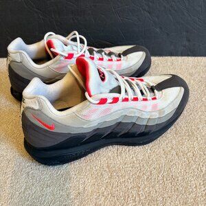 Nike Zoom Vapor X Air Max 95 Men's Tennis shoes Size 11.5 White Solar Red